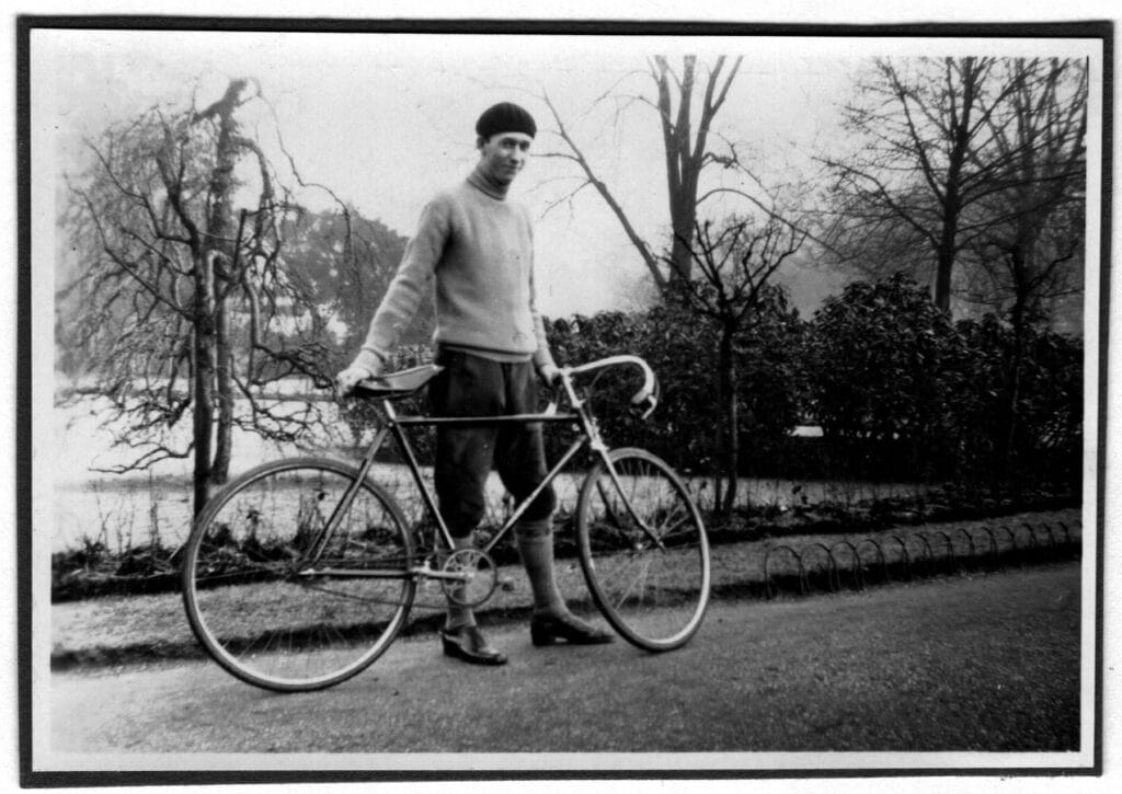 1954 Karl-Heinz und sein Rennrad - Radtour in Thüringen - rund um Weimar