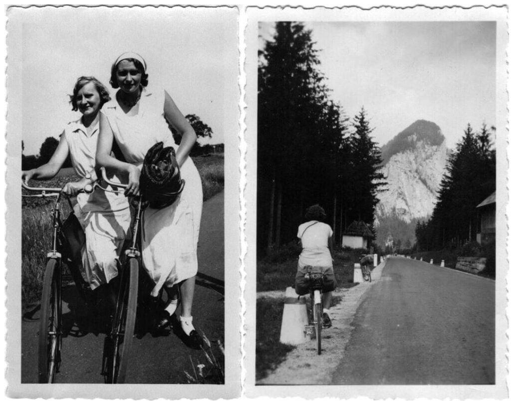 Hilde und Margarete 1931 - Radtour an den Gardasee