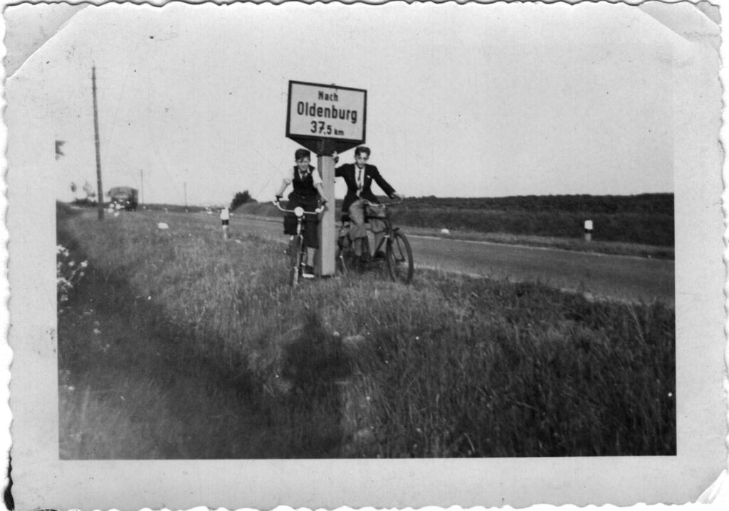 Radtour im Sommer 1933 von Wilhelmshaven nach Oldenburg